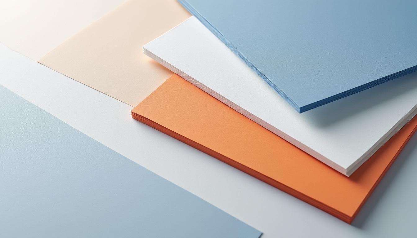 Papier vélin : surface fine lisse texture douce