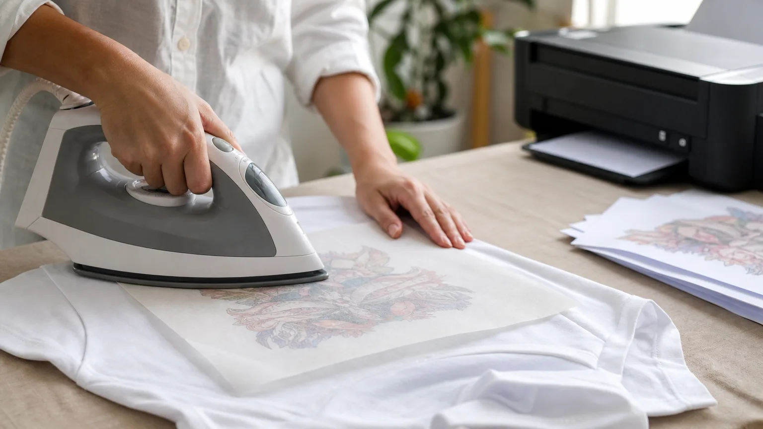 Comment imprimer sur un t-shirt avec une imprimante : le guide papier transfert
